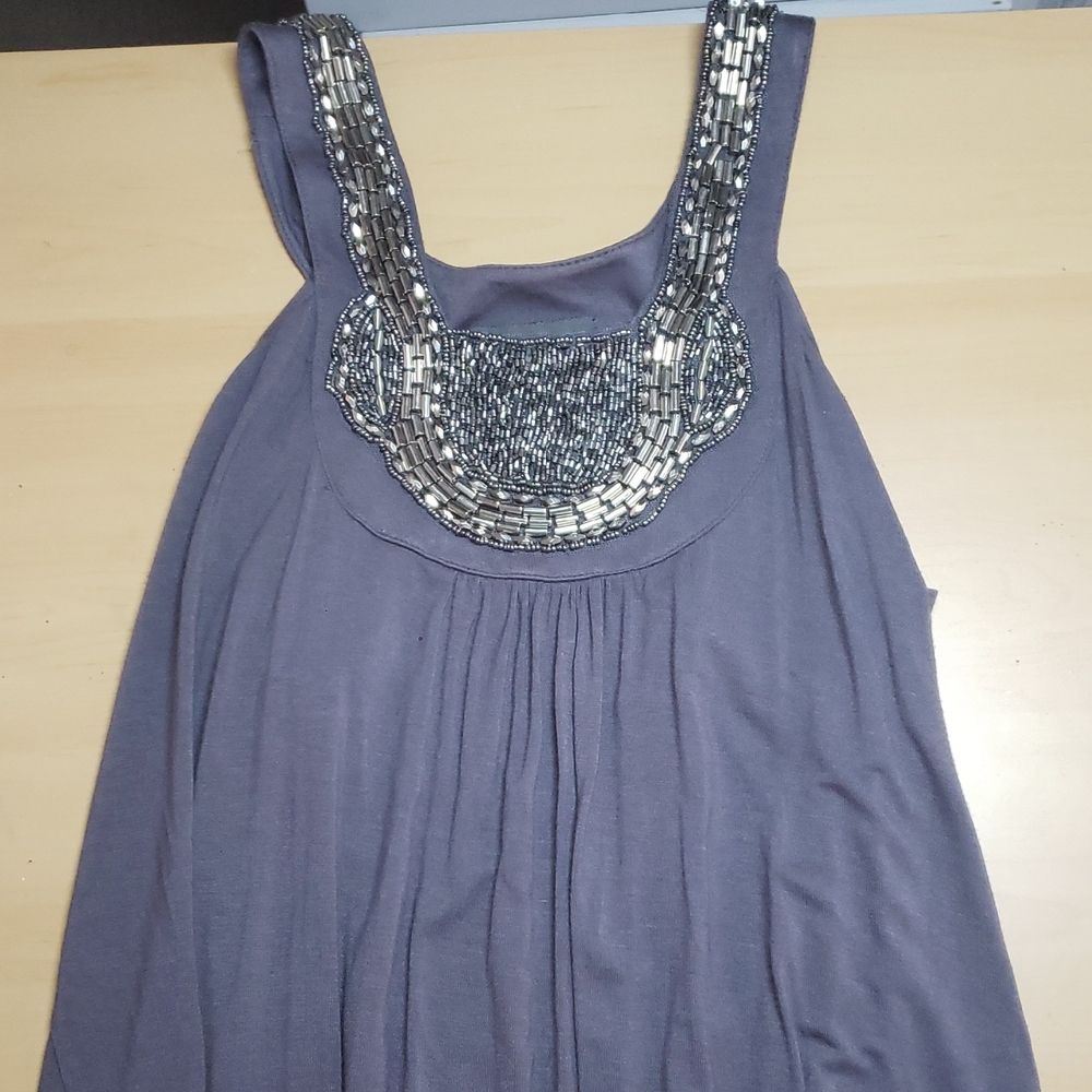 Lola Charcoal Embellished Blouse
